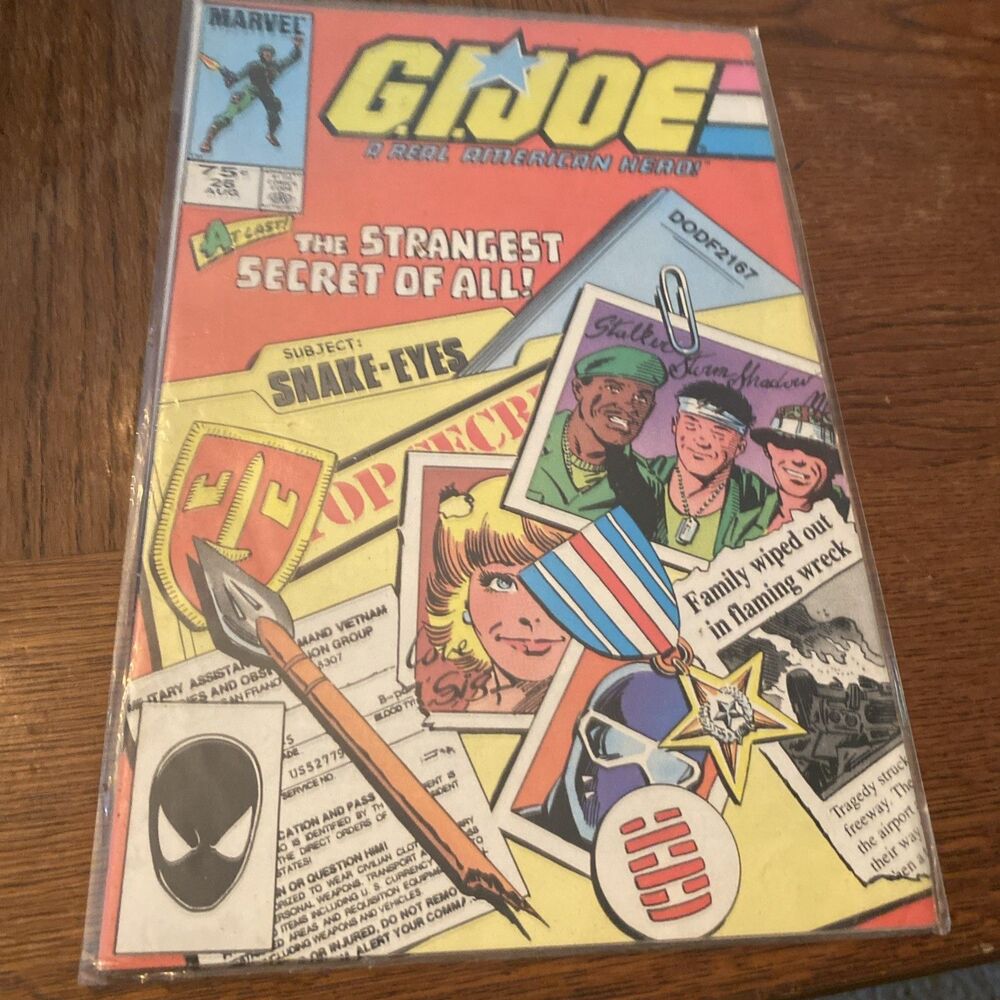 G.I. JOE COMIC BOOK #26 VERY GOOD 2ND PRINTING VINTAGE COLLECTOR PLASTIC PROTECT